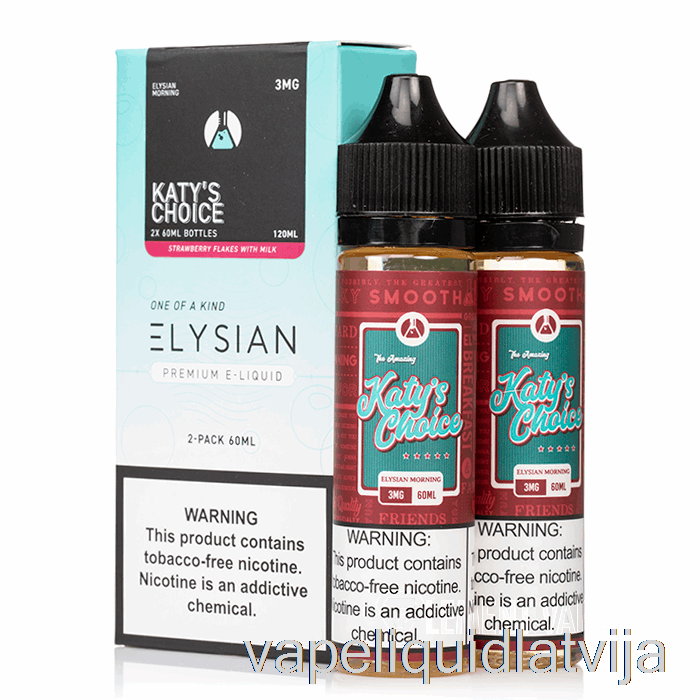 Katy Izvēle - Elysian Labs E-šķidrums - 120ml 0mg Vape šķidrums